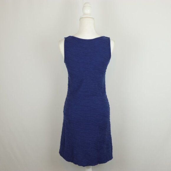 Horny Toad Samba Wave Women's XS Blue Knit Scoop Neck Jersey Sheath Dress - Picture 4 of 8